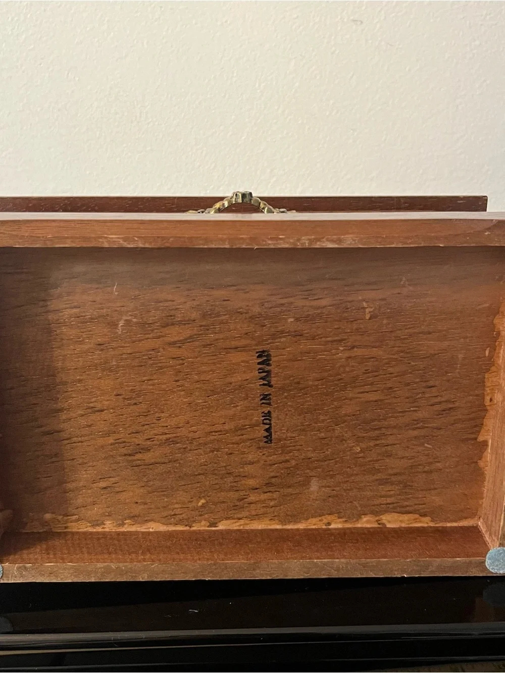 Vintage Toyo Wooden Musical Jewelry Box Made in Japan